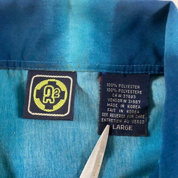 Vintage 90s Y2K Mermaid Anime All Over Print Shirt Mens Large Button Down Up R2 - Picture 4 of 11